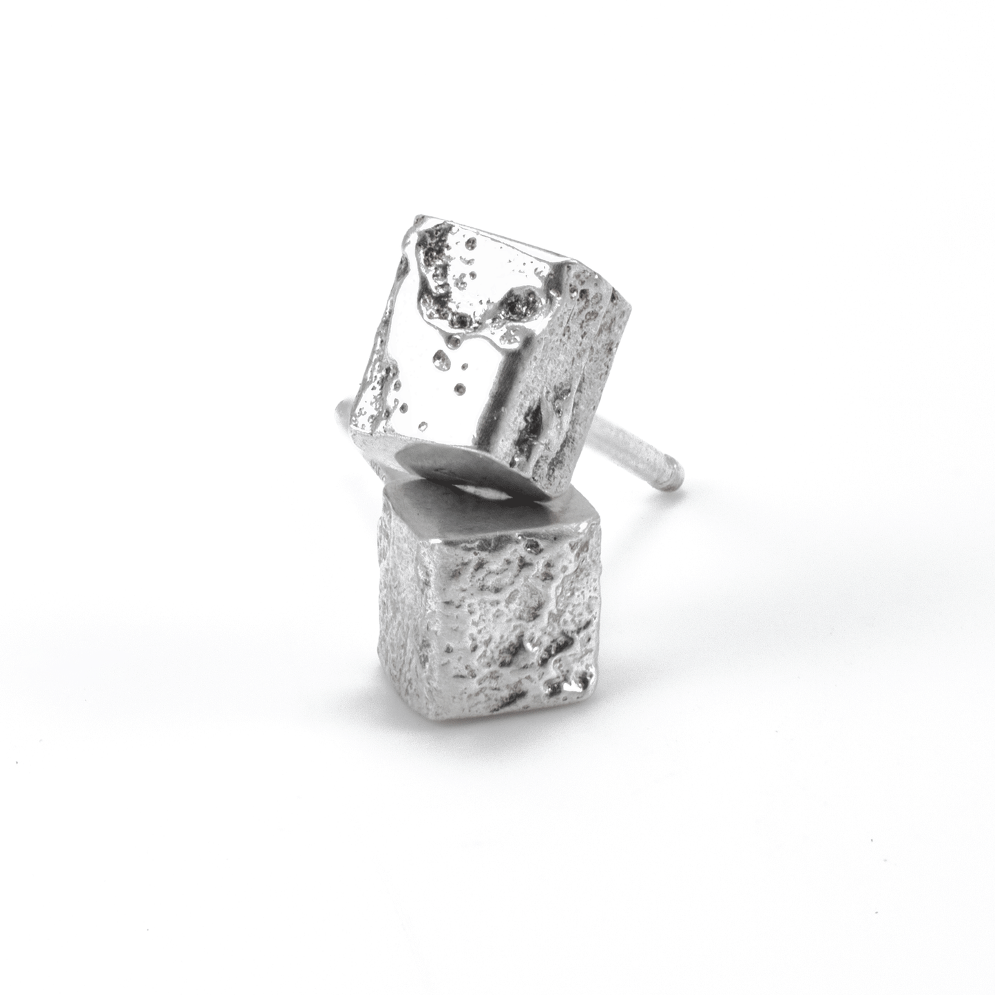 Cube Stud Post Earrings