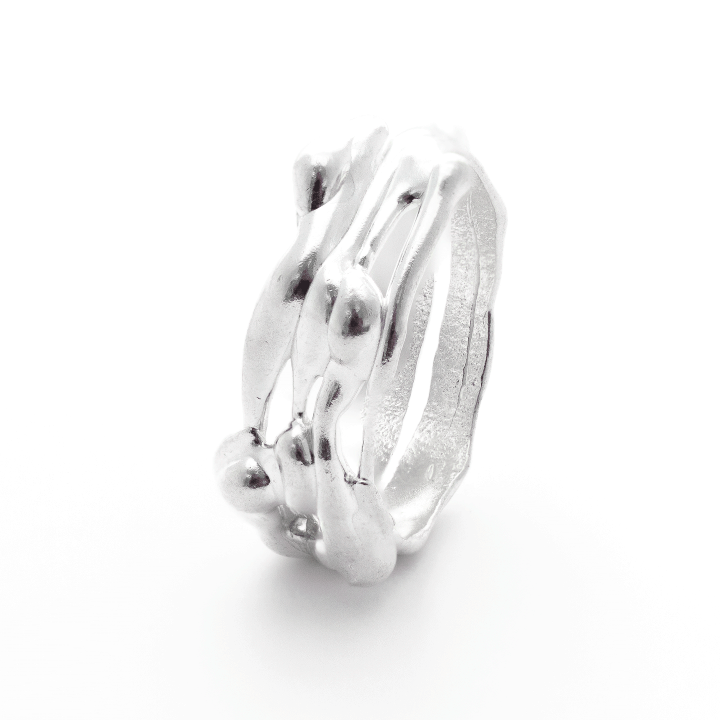 Organic Chaos Silver Ring OC-4